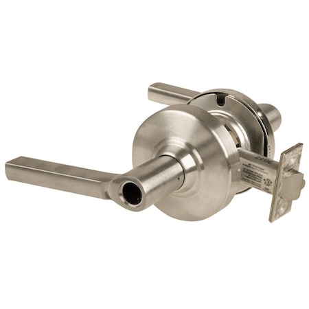 Schlage Grade 2 Storeroom Cylindrical Lock with Field Selectable Vandlgard, Latitude Lever, Conventional Le ALX80L LAT 619
