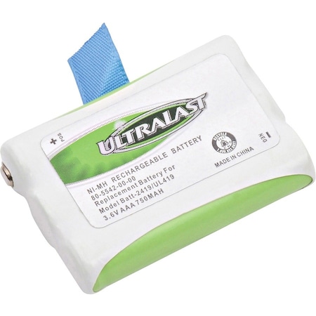 Ultralast Cordless Phone Battery - For Cordless Phone - Battery Rechargeable - 700 mAh - 3.6 V DC BATT-2419