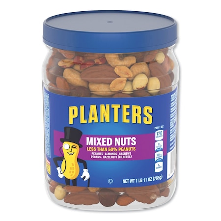 Planters Salted Mixed Nuts, 27 oz Canister GEN01857