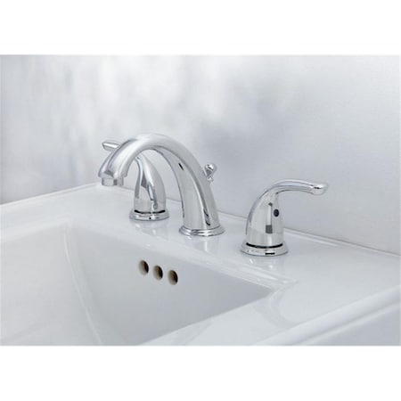 Oakbrook Collection FW6BC000CPACA1 Coastal Series Chrome Two Handle Widespread Lavatory Faucet Quick Connect PopUp 4547972