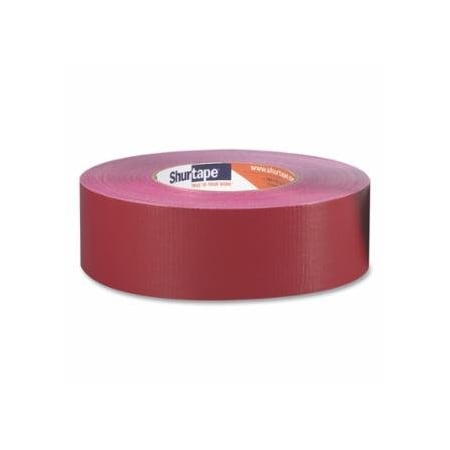 Shurtape Premium Grade Stucco Duct Tape, 1.88 in W, 2.1 in L, 9 mil, Red, 24PK 689-100526