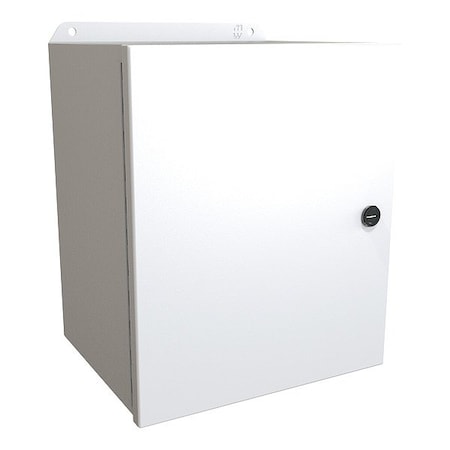 Hammond Latches Electrical Enclosure, 12 in H, 8 in D, 10 in W, 12, 13, 3R, 4, Steel EJ12108LG