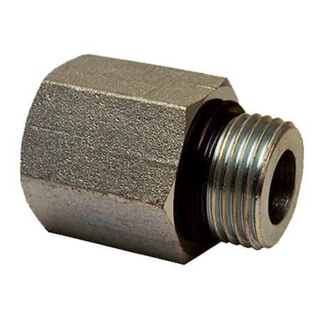 Gizmo 39036164 063 in. Male O-Ring Boss Female Pipe Hydraulic Adapter GI699356