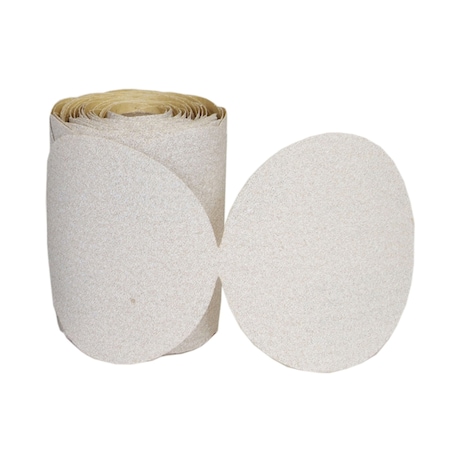 Merit MERITNO-FIL PB273 PSA COATED ABRASIVE DISC ROLL, 6 IN DIA DISC, P80 GRIT, COARSE GRADE 66623362940