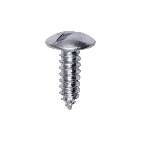 Auveco #14 x 3/4in Slotted Truss Head License Plate Screw Zinc, 100PK 9603