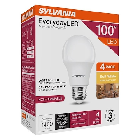 Sylvania BULB LED A19 SOFT WHITE 100W 42018
