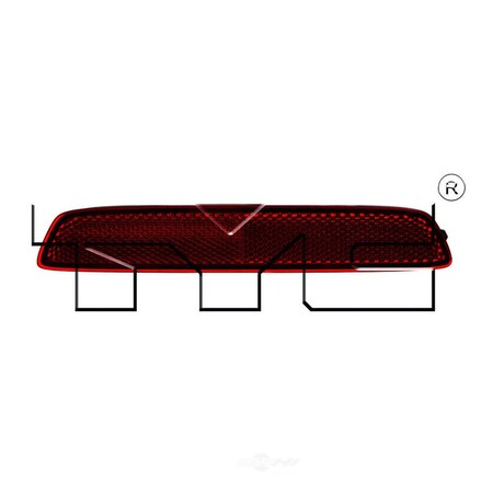 Tyc Capa Certified Reflector Assembly 17-5381-00-9