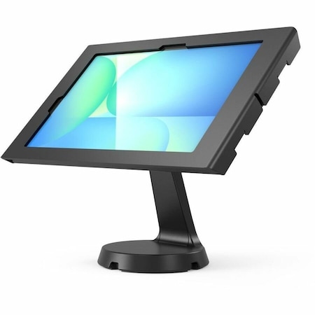 Compulocks GALAXY TAB S10 FE+ 13.1, APEX ENCLOSURE MAST COUNTER STAND - BLACK - SLEEK METAL 333B131GAPXB