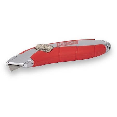Wal-Board Tools Comfort Fixed Blade Utility Knife, 8 3/4" Length, Includes 3 Replacement Blades 015-009