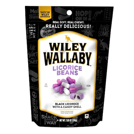 Wiley Wallaby Outback Beans Black 7.05 oz., PK12 120078