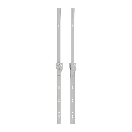 Brixwell 22 in L Self Closing Drawer Slides For kitchen And Cabinet Hardware White BXC20071NB22WS