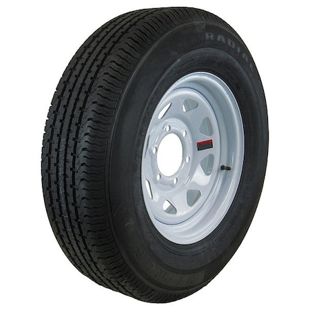 Hi-Run Trailer Tire Wheel Assembly, 15x6 6-5.5 ASR1205