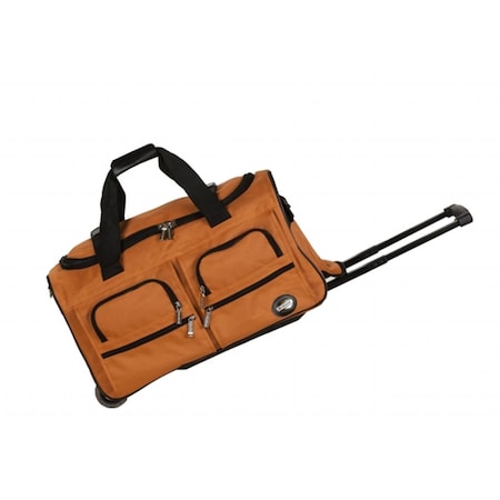 Rockland PRD322ORANGE 22 in. ROLLING DUFFLE BAG - ORANGE PRD322-ORANGE