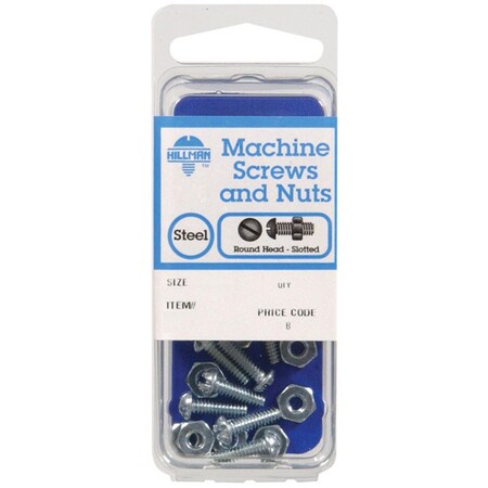 Aceds 1/4 x 2 in. Combination of Machine Screw with Nut, 50PK 5103916