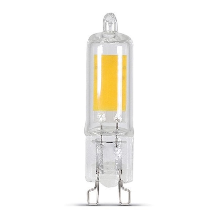 Feit Electric 2.3 W, Compact LED Bulb, White, T4, 3000K Temp. Clear, Dimmable BP25G9/830/LED