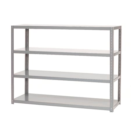 Global Industrial 4 Shelf, Extra Heavy Duty Steel Shelving, 36"W x 18"D x 96"H, Starter, Gray 236633