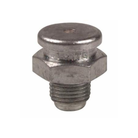 Alemite Button Head Fittings, Straight, 3/4 in, Male/Male, 1/8 in (PTF), 50PK 025-LAGN-A1184