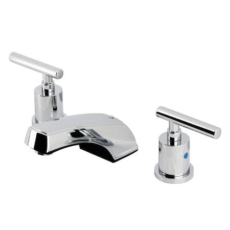 Kingston Brass Widespread Bathroom Faucet with Pop-Up Drain, Polished Chrome KB8921CML