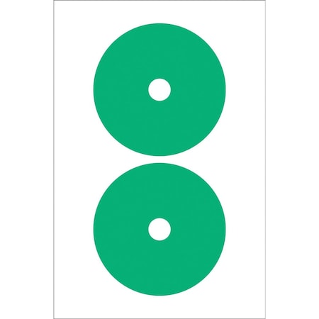 Accuform GAUGE MARKING DECALS 5 COLOR GREEN GML113GN