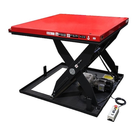 Dayton Scissor Lift Table, 1 1/2 hp, 8 in H 913MY8
