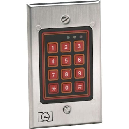 Linear Weather Resistant Keypad, 4-1/2" H 232W