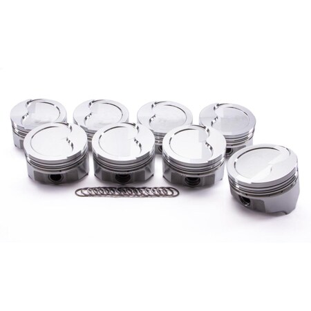 Complete Athlete IC887.030 4.16 in. Premium Forged D-Cup Piston Set for Oldsmobile 455 V8 Minus 25 cc CO3628400