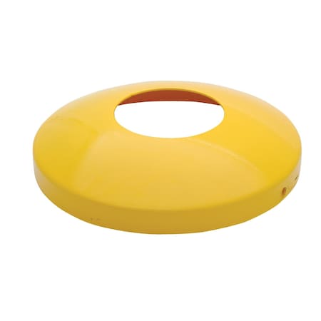 Vestil Bollard Dome Cover, 5 1/2"W, 5 1/2"L, YLW DOME-5.5