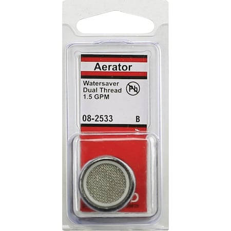 Westlake Pipe & Fittings 1.5 GPM Dual Thread Aerator Chrome-Plated 8/1/2533