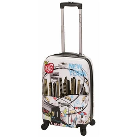 Rockland 20 in. POLYCARBONATE CARRY ON NEW YORK F2061-NEWYORK