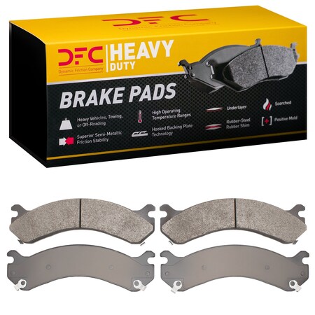 Dynamic Friction Co HEAVY DUTY PADS-SEMI MET 1214-0909-00