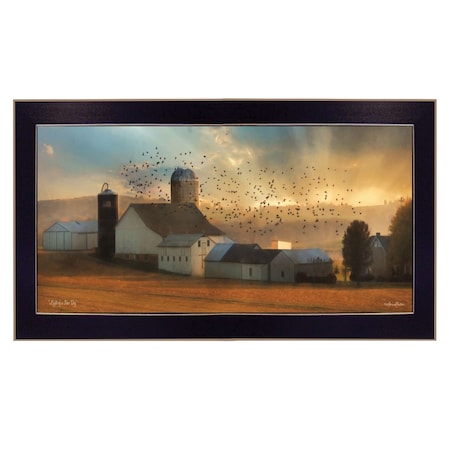 Homeroots Light of a New Day 1 Black Framed Print Wall Art 415893