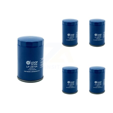 Loop Engine Oil Filter 5 Pack For Volkswagen Jetta Beetle Golf Audi BMW 325i Cabrio Vanagon KLO-100079