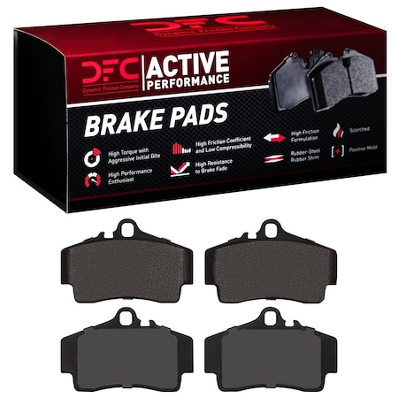 Dfc Active Performance, Disc Brake Pad Set,  1115-0738-00