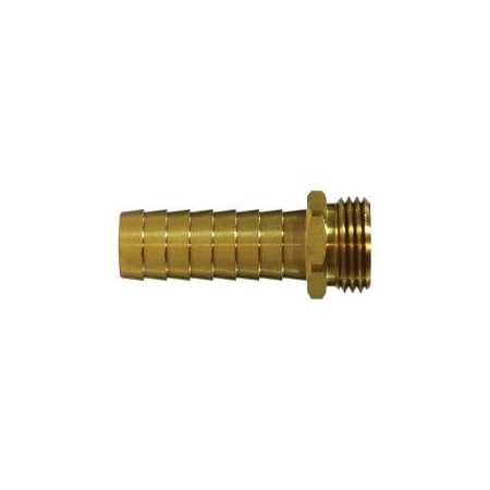 Midland Industries ADAPTER HEX END MALE STR 5/8IN 3/4IN MGH 30511