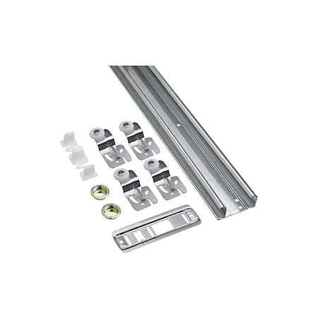 National Hardware Bypassing Door Hardware, NylonSteel, Galvanized N343-129