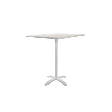 Bfm Seating Beachcomber-Bali 36x36 Bar Height Table - Powder Coated PHB3636WH-2626WHT