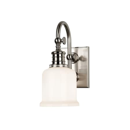 Hudson Valley Lighting Keswick 1 Light Bath And Vanity 5 In. Satin Nickel 1971-SN