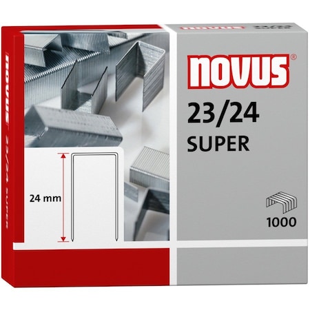 Novus Premium HD Staples, 23/24, 1k, 24mm, PK1000 042-0644