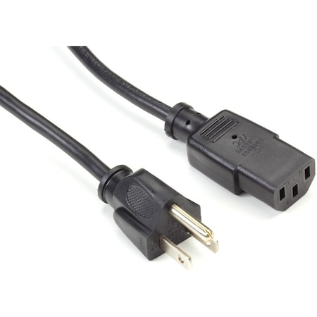Black Box North American Pc/Monitor Power Cord Nema 5-15P To Iec-60320-C13 EPXR08