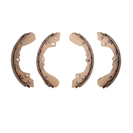Dfc True Arc Parking Brake Shoes, Drum Brake Shoe Set, 1901-0775-00