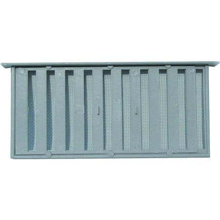 Bestvents Witten Vent Foundation Vent, 40 sq-in Net Free Ventilating Area, Polypropylene, Gray PMS-1