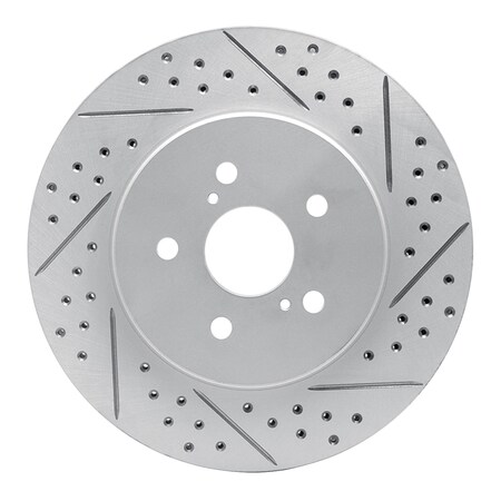 Dynamic Friction Co DFC Geoperformance Rotor - Drilled and Slotted 830-76129R