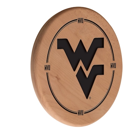 Holland Bar Stool Co West Virginia University 13" Laser Engraved Solid Wood Sign WSgnLNatWestVA