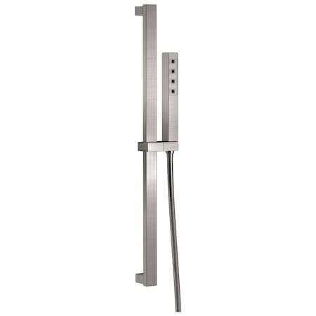 Delta Universal Showering Components H2OKinetic Single-Setting Slide Bar Hand Shower 51567-SS-PR