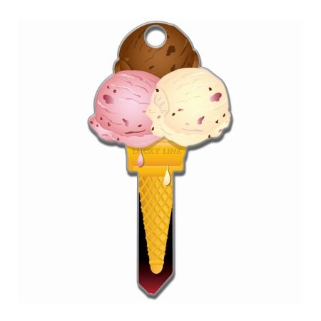 Lucky Line KW1 Ice Cream Key Blank, 5PK B111K