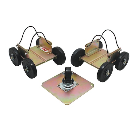 Extreme Max 5800.0200 Power Wheels Drivable Snowmobile Dollies - Standard 5800.0200