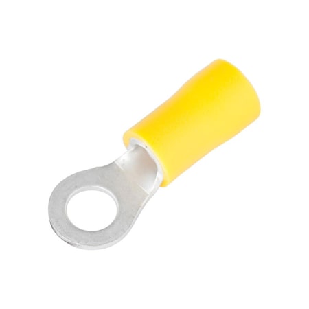 Acoustic 10-12 AWG Insulated Ring Terminal, Yellow, 8PK AC1492915