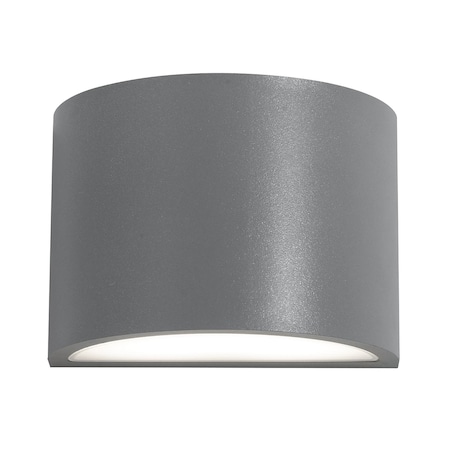 Afx Celia 5in Outdoor LED Sconce, Textured Gray CELW0705LAJUDTG
