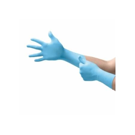 Ansell Integra EC N87 Nitrile Powder-Free Disposable Gloves, Textured, 7.9 mil Palm/9.1 mil Finger, 500PK 748-N873