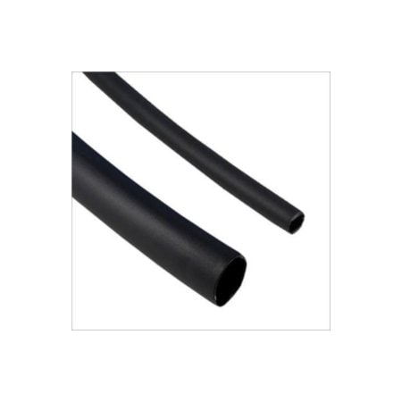 Qualtek Heat Shrink Tube, Dual Wall, 3:1 I.D. Shrink Ratio, 1 in I.D. Before Shrinking, Black, 4 ft Q5-3X-1-01-QB48IN-5